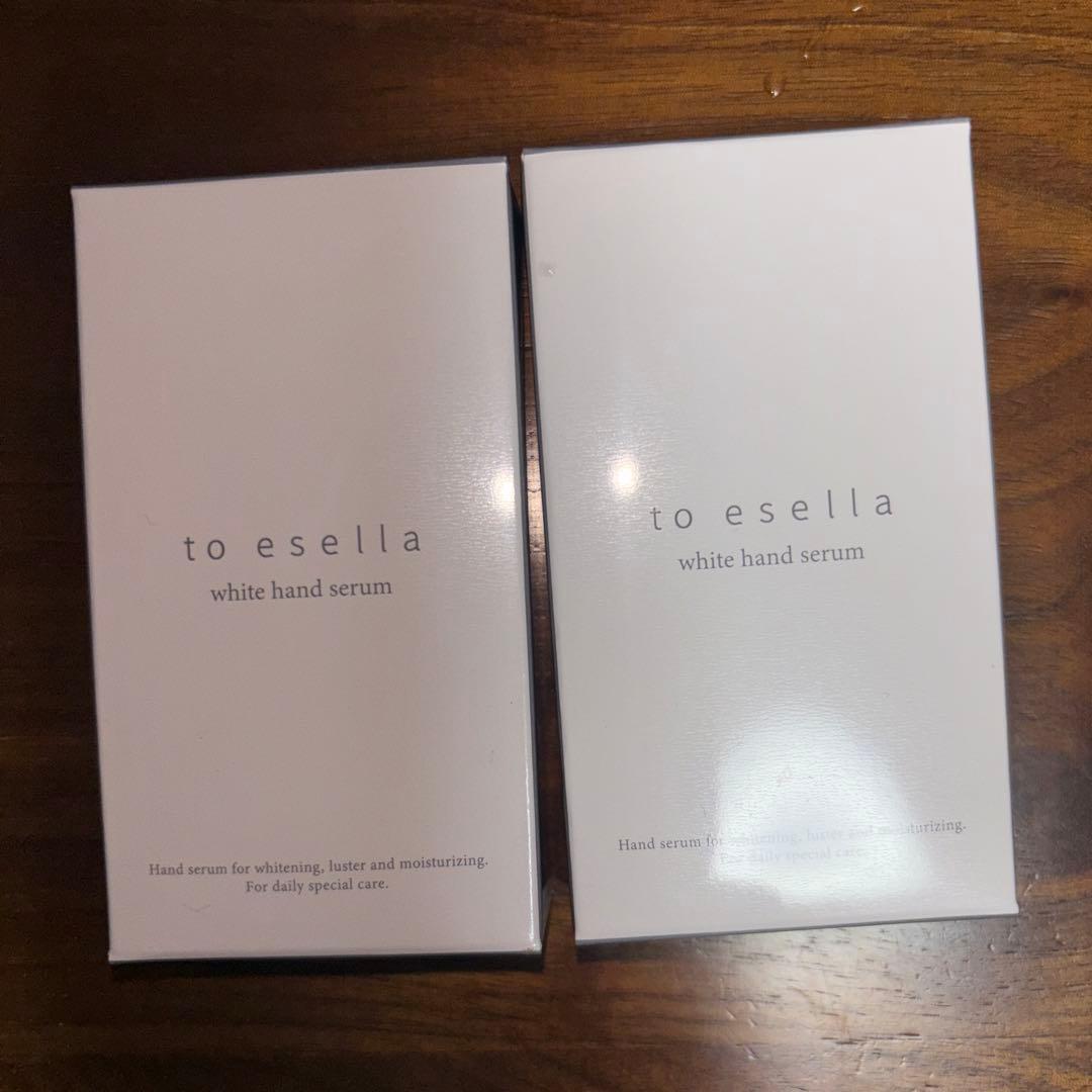 to esella ホワイトハンドセラム　2個組　新品未開封