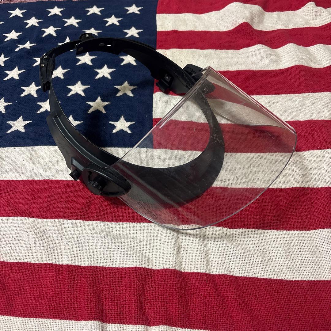 実物PAULSONフェイスシールド米警察装備CAGE CODE12858 B54