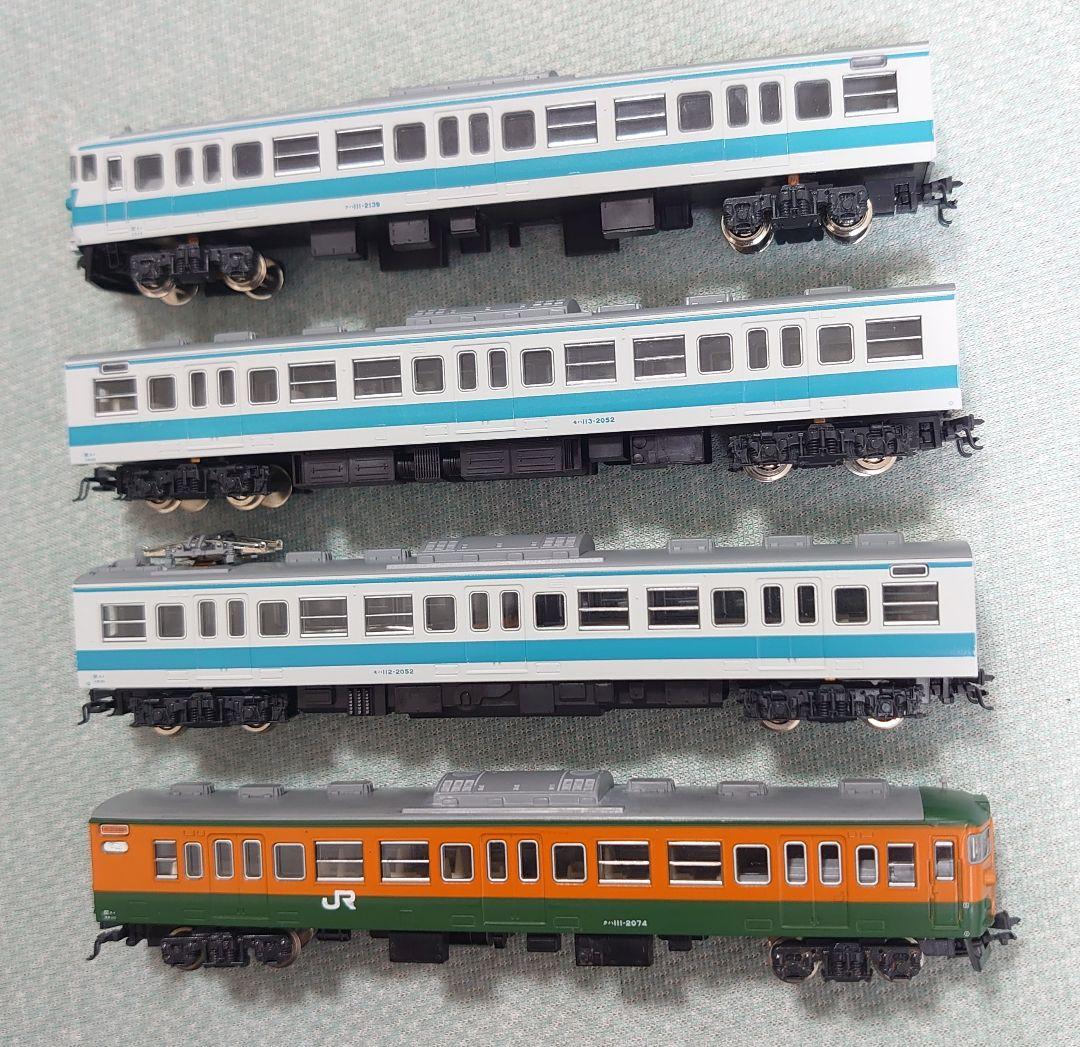 JR 113系 阪和線 阪和快速色 前連結可 3両+オマケ1両