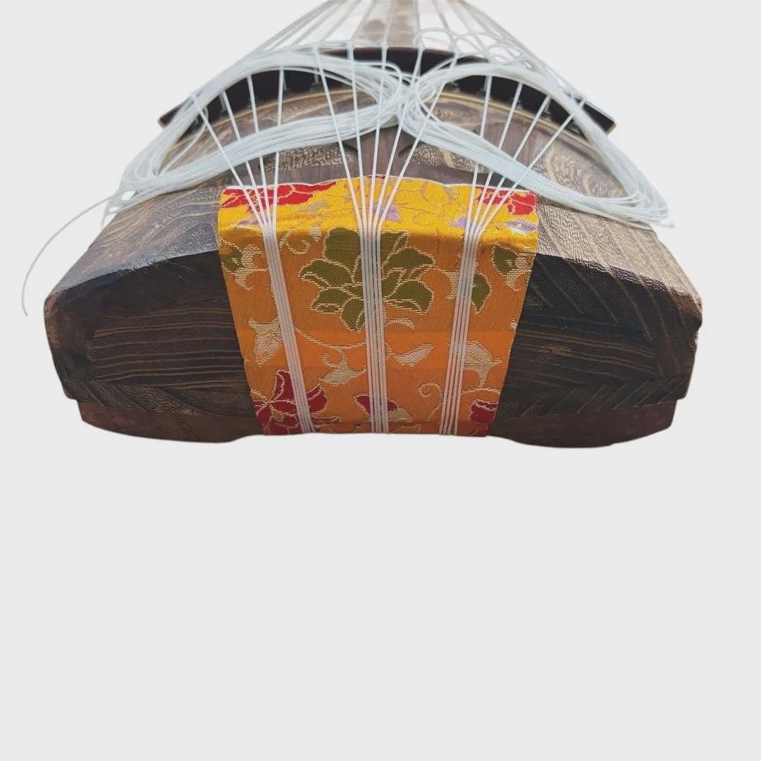 琴 箏 研水 13弦 山田流 並甲 すだれ彫り 蒔絵 全長182cm - メルカリ