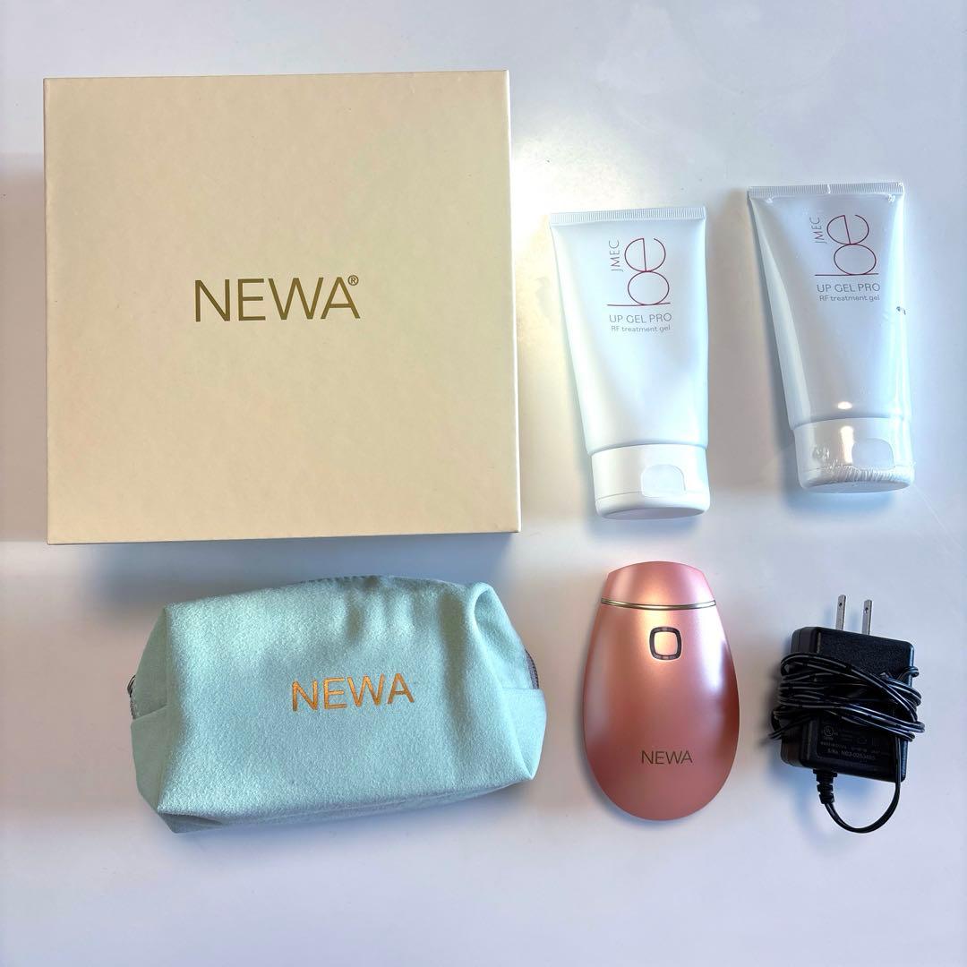 【美品】NEWAリフト本体 / 充電器 / ポーチ / 取扱説明書 医療機器メーカーが提案する「サブマイクロ波RF美顔器」NEWAリフト