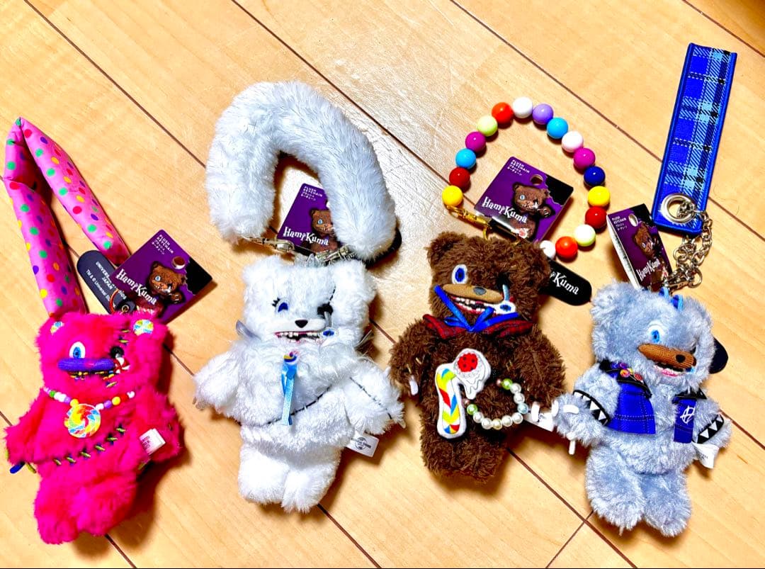 usj ハロウィン ハミクマ キーチェーン 4セット　新品タグ付き☆