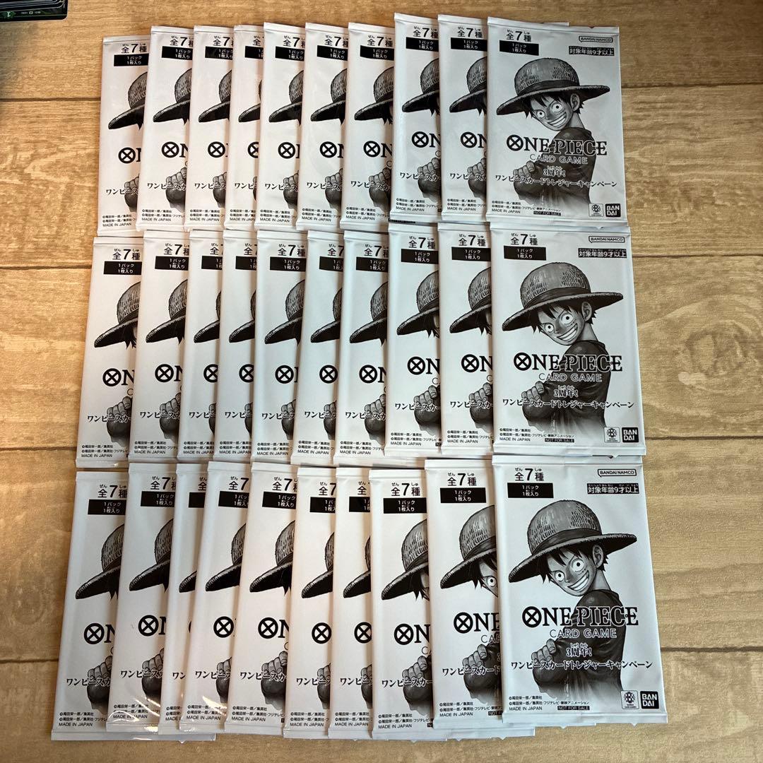 ワンピースカード　3周年トレジャーキャンペーン プロモパック 30パック　未開封