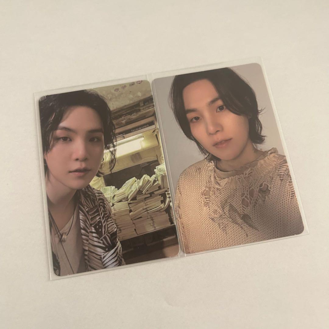 BTS シュガ SUGA ユンギ agust d トレカ 2枚セット 特典 - メルカリ