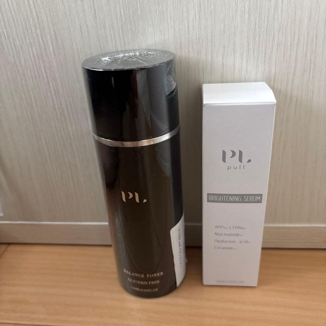 pull．PL バランス トナー & ブライトニング セラム