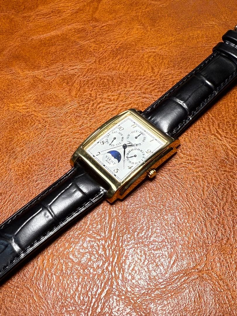 A-52 希少 稼働品 SEIKO VIENT ALBA サン ムーンフェイズ - メルカリ