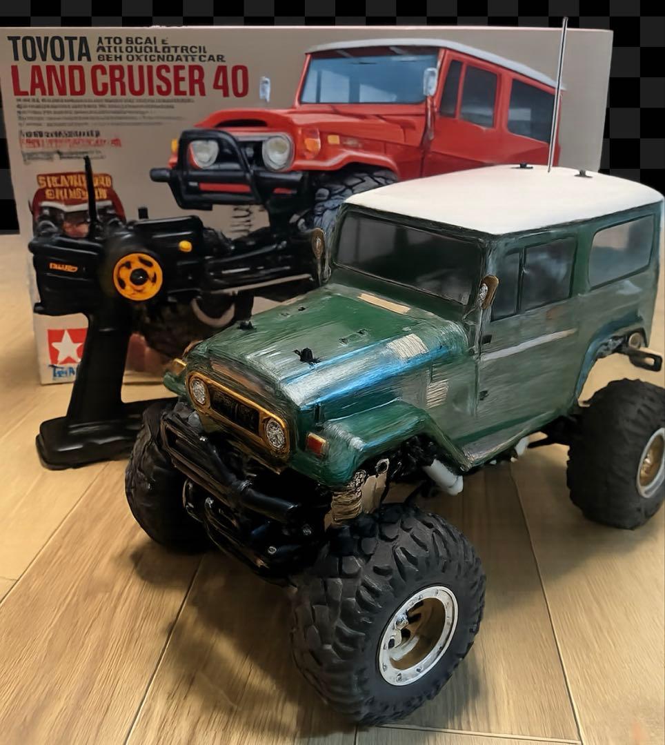 タミヤ　ランドクルーザー40&ハマーH2クリアボディ