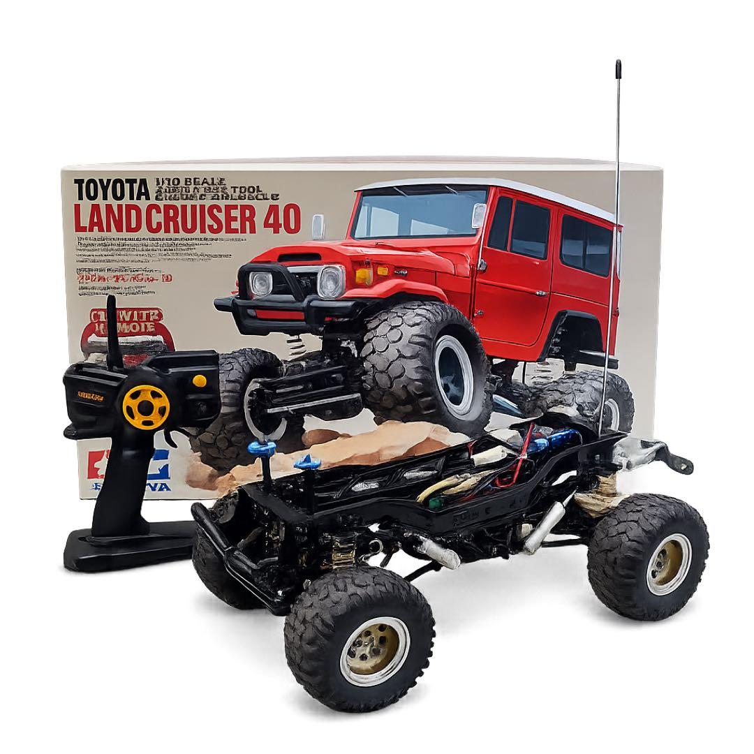 タミヤ ランドクルーザー40&ハマーH2クリアボディ