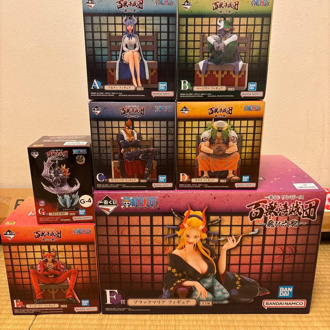 ワンピース一番くじ 百獣海賊団 飛び六胞 キング　7種類セット 一番くじ ワンピース 百獣海賊団～飛び六胞～」が11月上旬発売！うる
