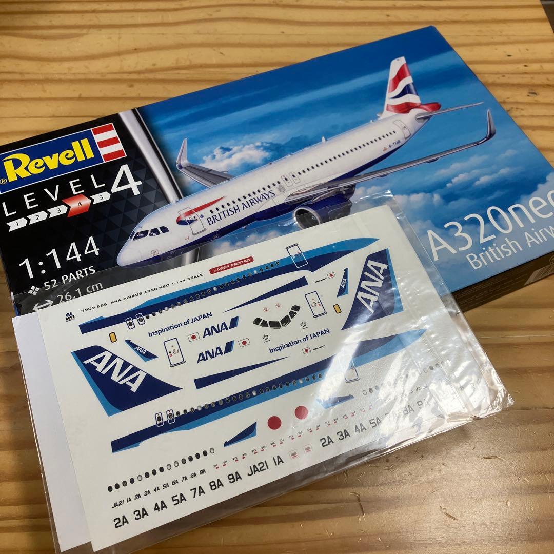 ANAデカール付】Revell Airbus A320neo 1/144 - メルカリ
