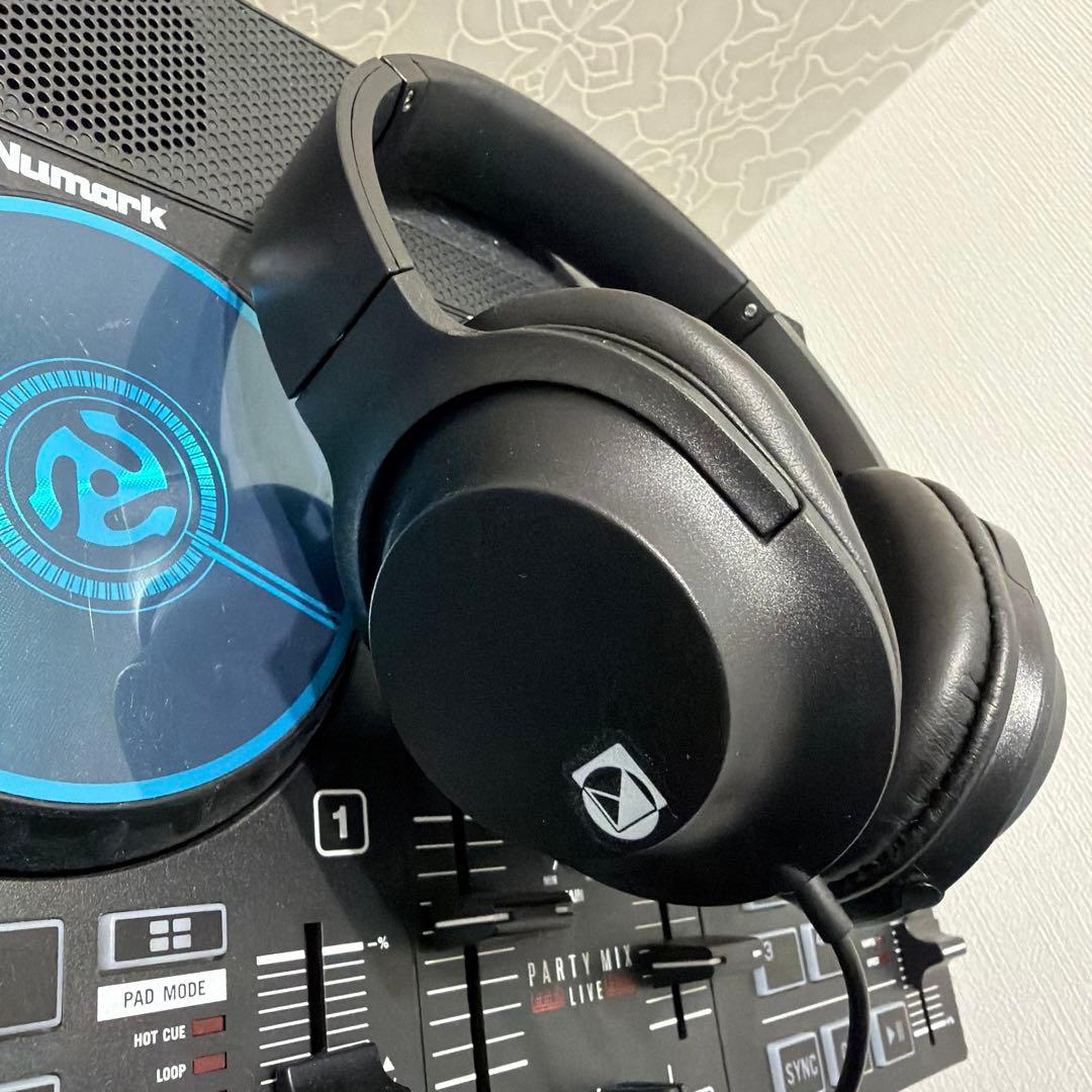 AWAZON-Numark party mix live スタンド ヘッドホンセット