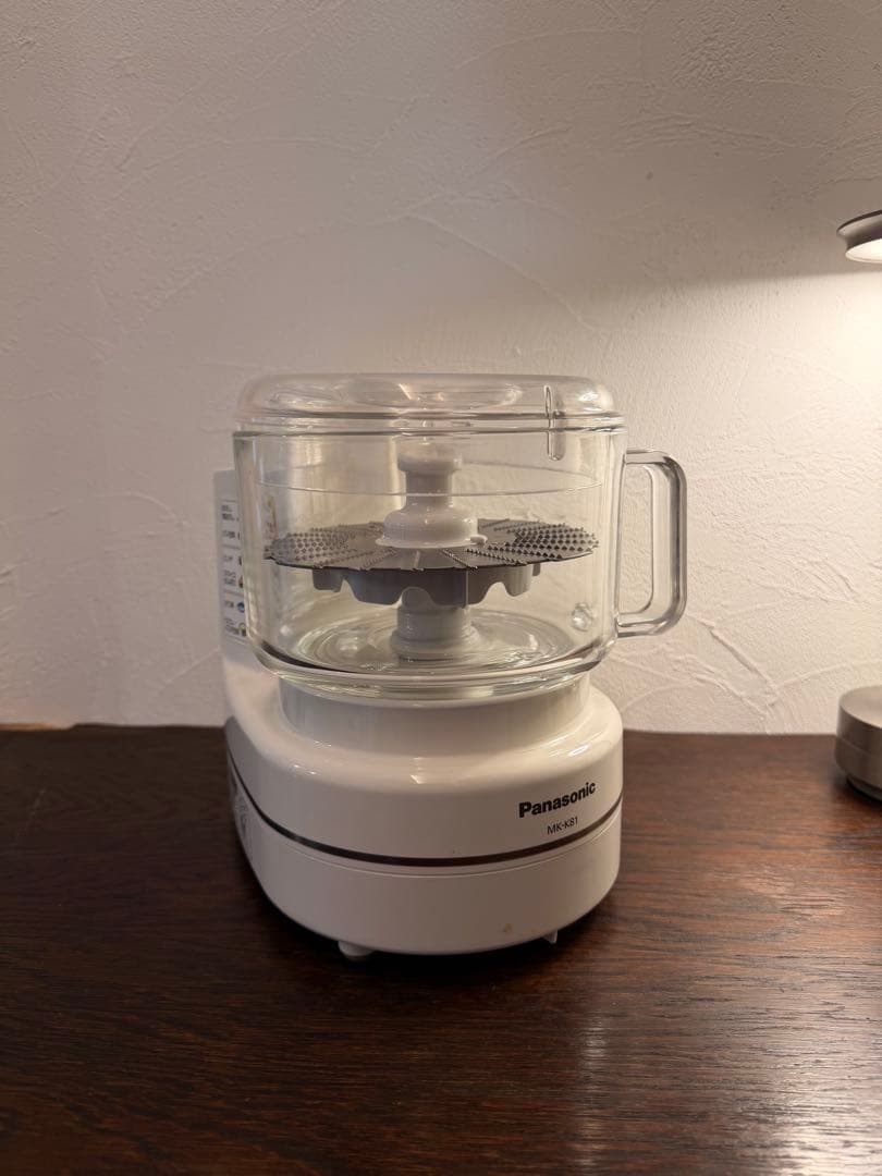 【美品】Panasonic フードプロセッサー ホワイト MK-K81 楽天市場】mk-k81の通販