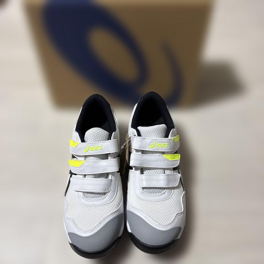 新品未使用　アシックス　安全靴　27.5 ホワイト　ブラック