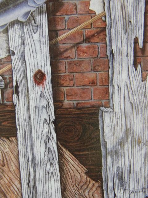 宮本孝之、【夕刻の夢】、希少な画集画、新品高級額・額装付、状態良好