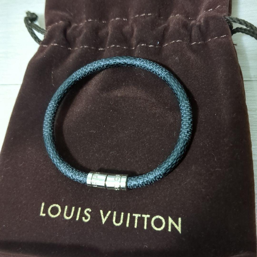 美品】ルイヴィトン ダミエ・グラフィット ブラスレ・キープ イット ブレスレット