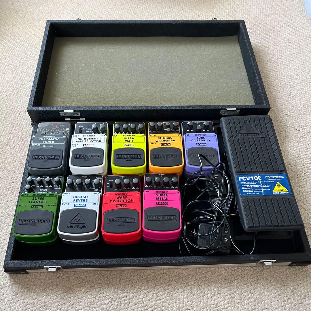 Behringer ギターエフェクターセット　9＋1個