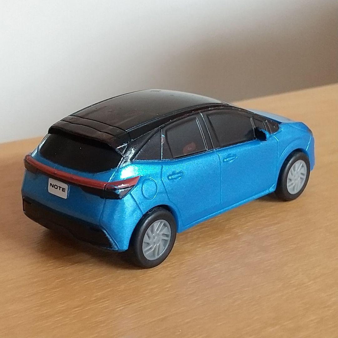 ディーラー非売品】日産 ノート ミニカー ブルー ツートンカラー