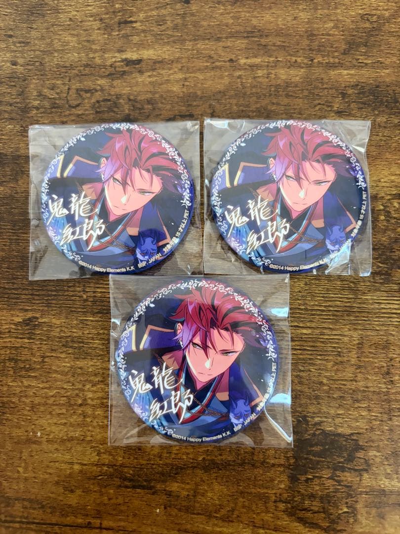 鬼龍紅郎 バラエティー缶バッジ 3個セット - メルカリ