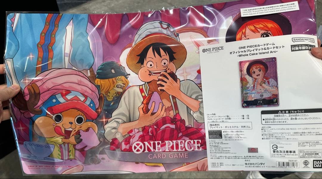 ホールケーキアイランド ナミ リーダー プロモ プレイマット 未開封