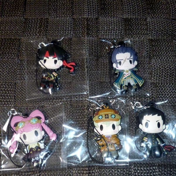 D4 大逆転裁判 5個 ラバスト 成歩堂龍ノ介 亜双義 バンジークス 大逆転裁判』成歩堂龍ノ介たちが“ふわふわ”に！ 『ふわぽに』シリーズ