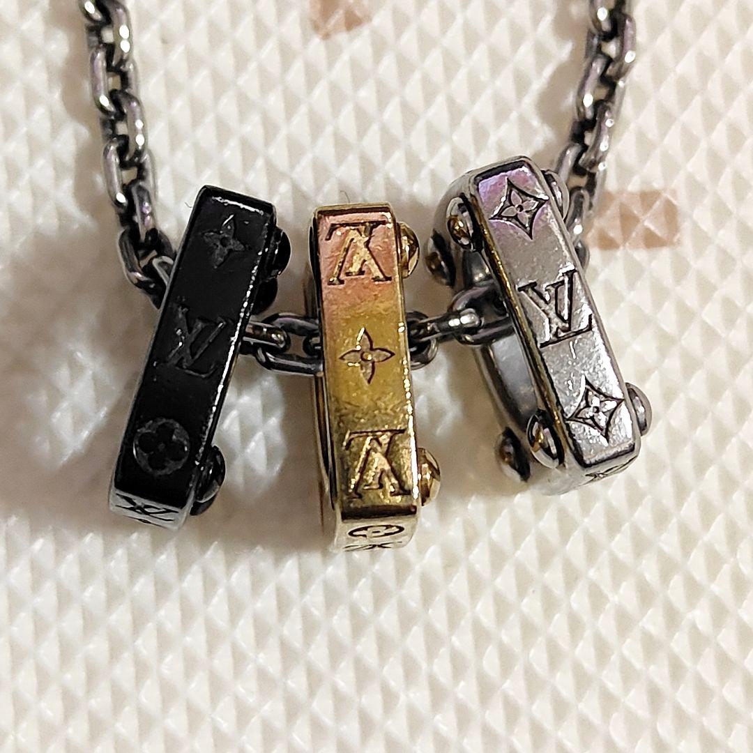 ルイ ヴィトン モノグラム ボールド ネックレス ペンダント M00675