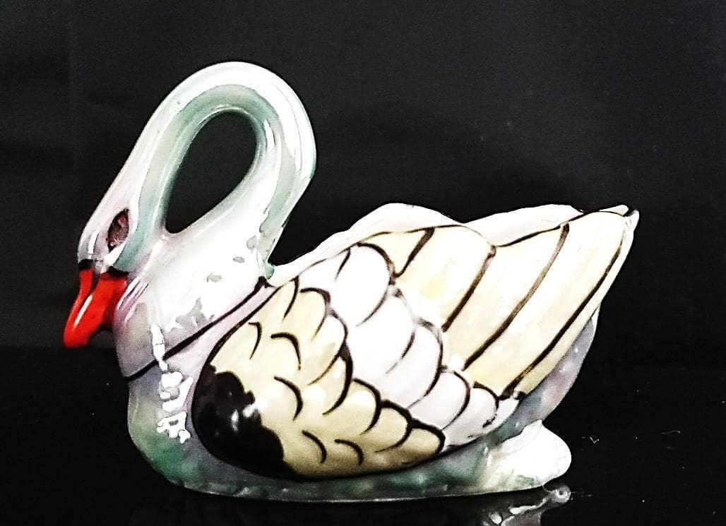 豪華！　オールドノリタケ レア　カラフル スワン 小ボウル1918年 豪華！ オールドノリタケ レア カラフル スワン 小ボウル1918年 - メルカリ