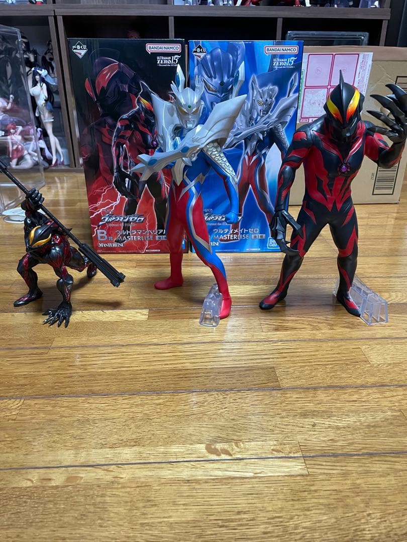 ウルトラマンゼロ 一番くじ ウルトラマンベリアル フィギュア A賞 B賞プライズ