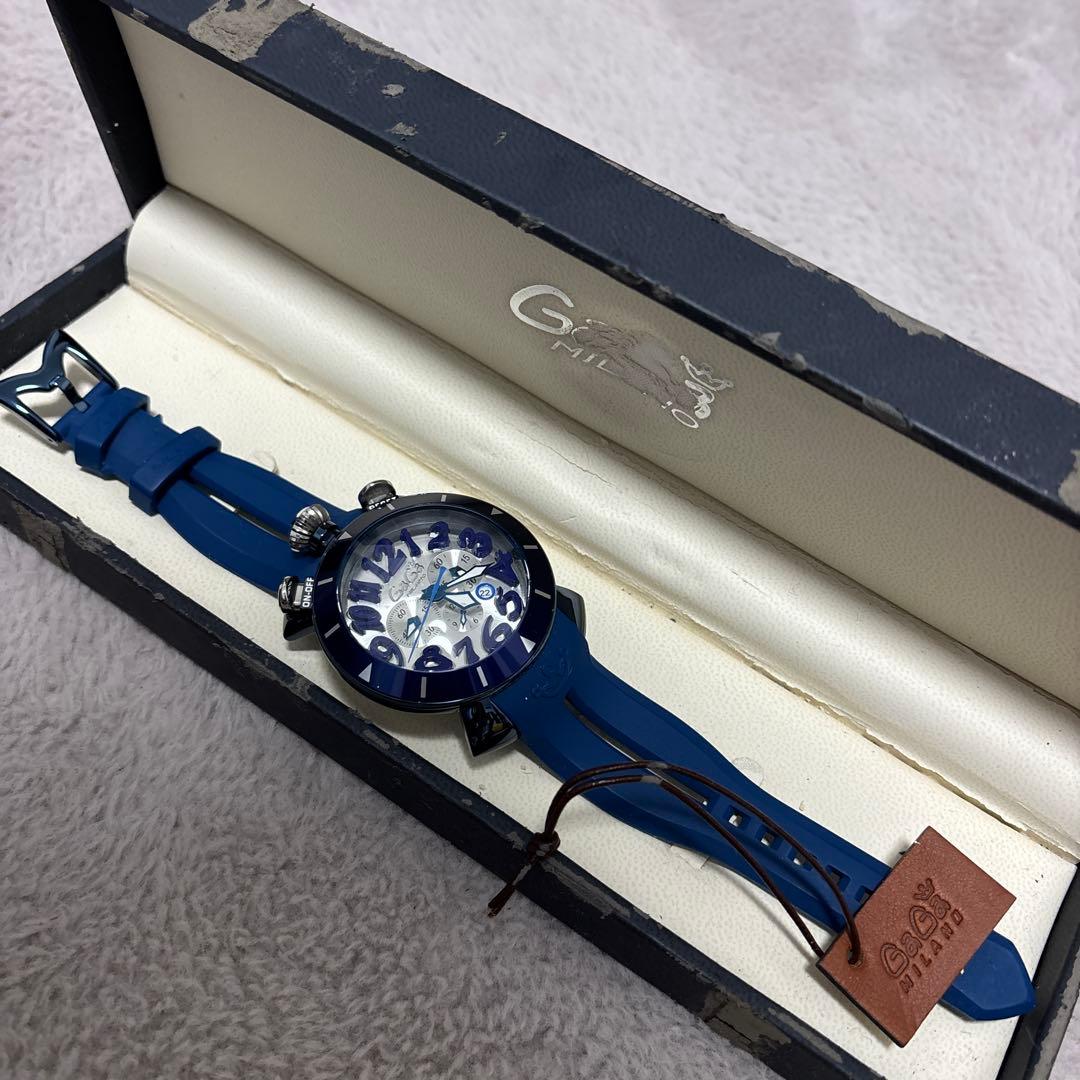 GaGa Milano アナログ時計 青