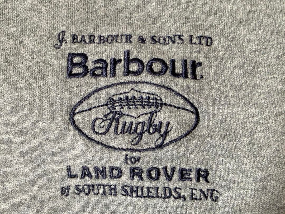 Barbour Land Rover グレー ジップアップ