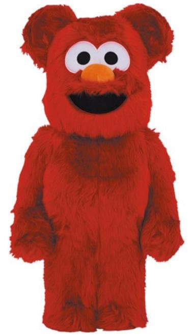 新品 1000％ BE@RBRICK ELMO ベアブリック エルモ セサミストリート』の「エルモ」がギラリと輝く「CHROME Ver.」のBE