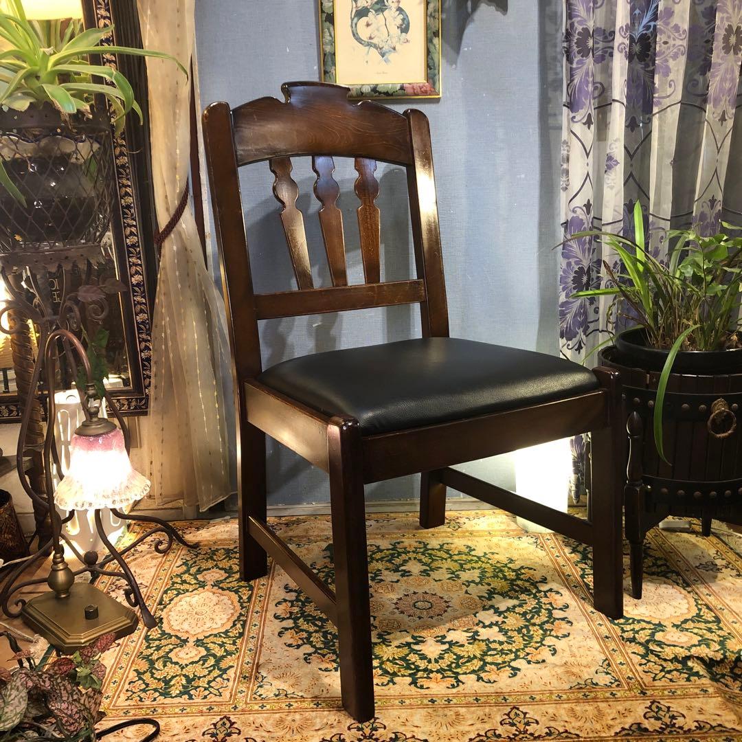 サクラL１80’sヴィンテージ ブナ無垢　アンティーク　チェア