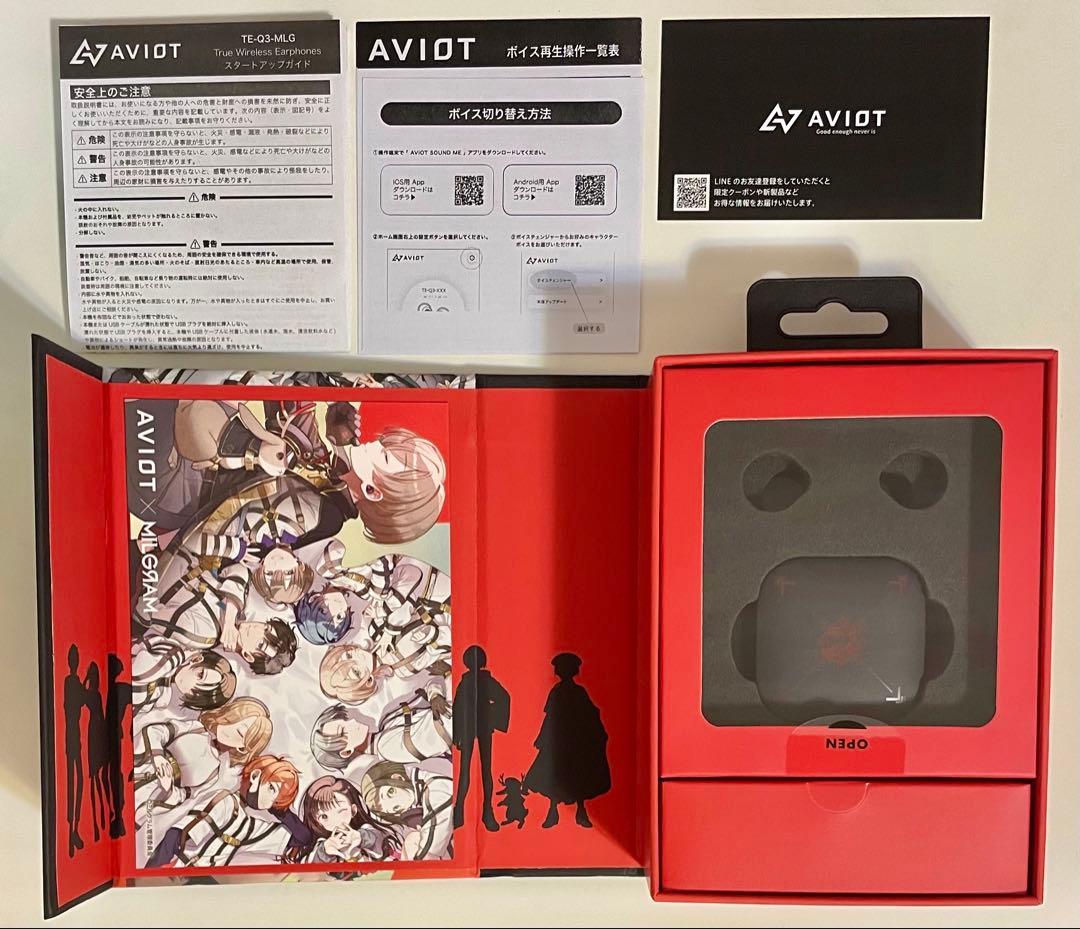 milgram ミルグラム aviot イヤフォン イヤホン 特典ポストカード