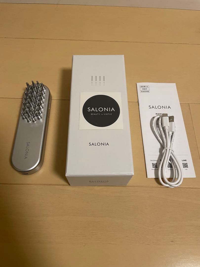 【美品】SALONIA EMSリフトブラシ 電気ブラシ 動作確認済み