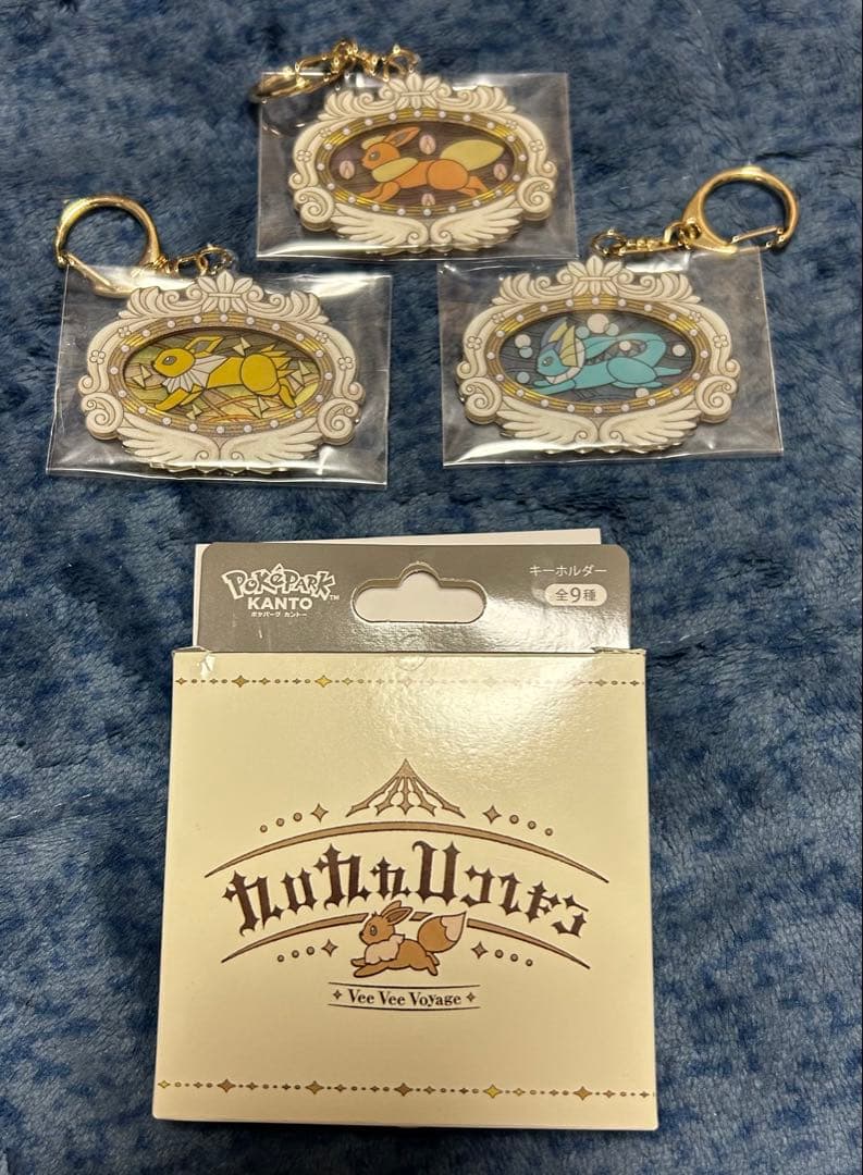 ポケパーク カントー ブイブイヴォヤージュ キーホルダー 3種セット