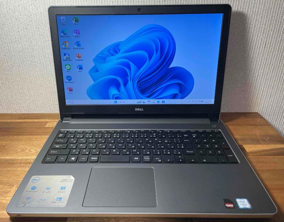 Win11 Office Inspiron メモリ8GB 新品SSD240GB