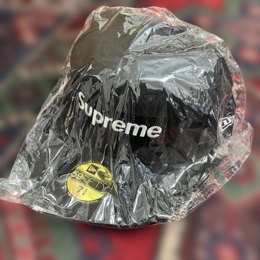 supreme キャップ　ドル札パッチ　7 5/8 59FIFTY