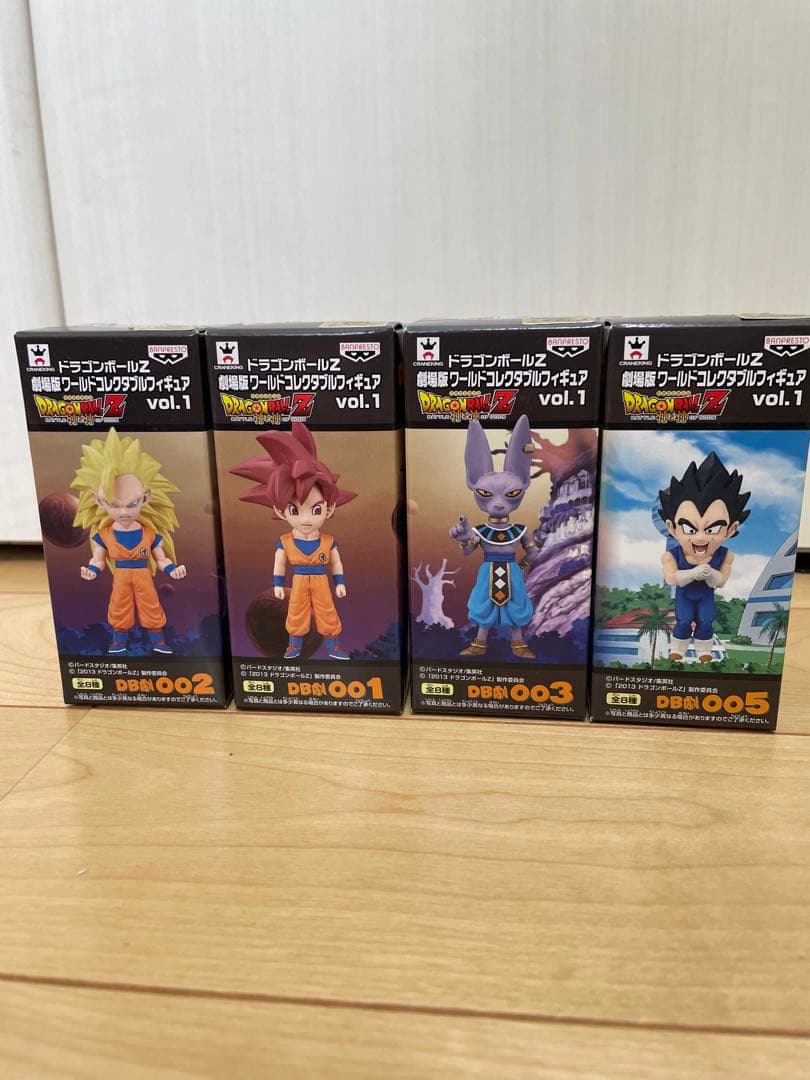 【未開封・送料無料】ドラゴンボール　劇場版ワーコレ　vol.1セット 4種
