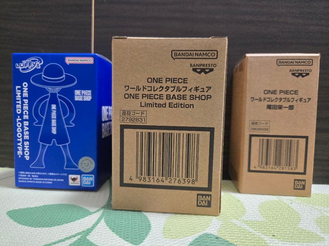 ONE PIECE BASE SHOP限定 ワーコレ& LUFFY’s 3種