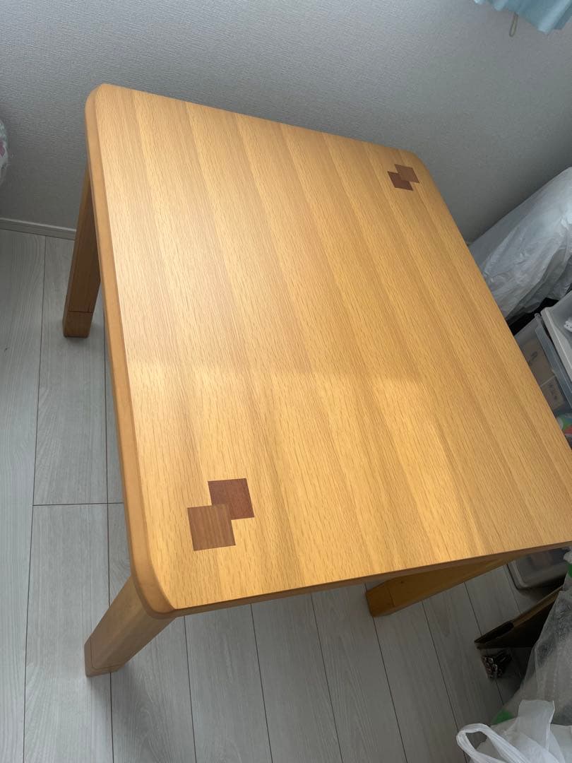 コイズミ　ナチュラルウッド こたつテーブル