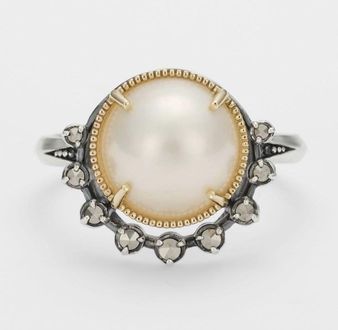 agete マベパールリング　１５号 ♥美品♥