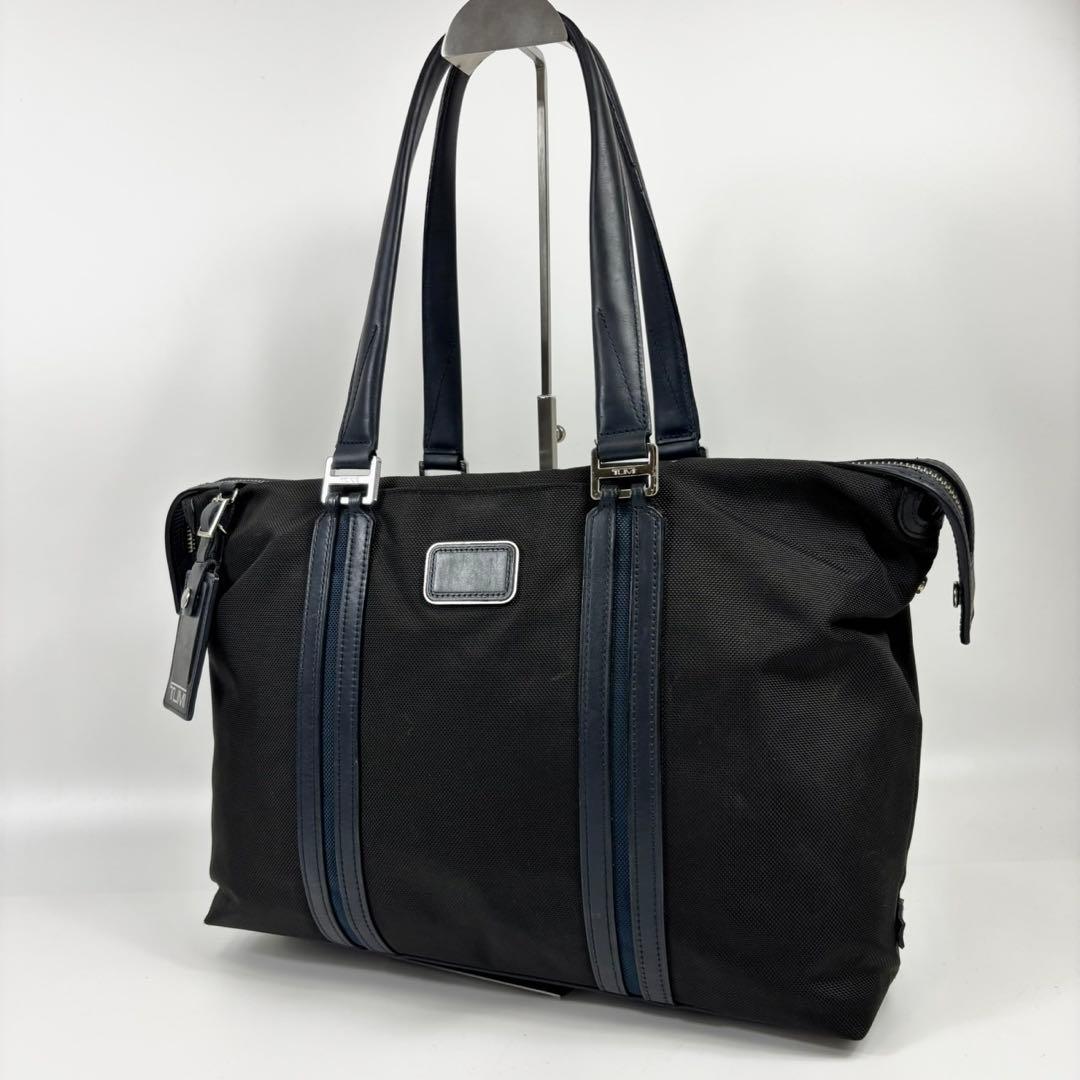 ✨激レア✨TUMI 日本限定 トートバッグ JARVIS ブラック 肩掛け　紺色