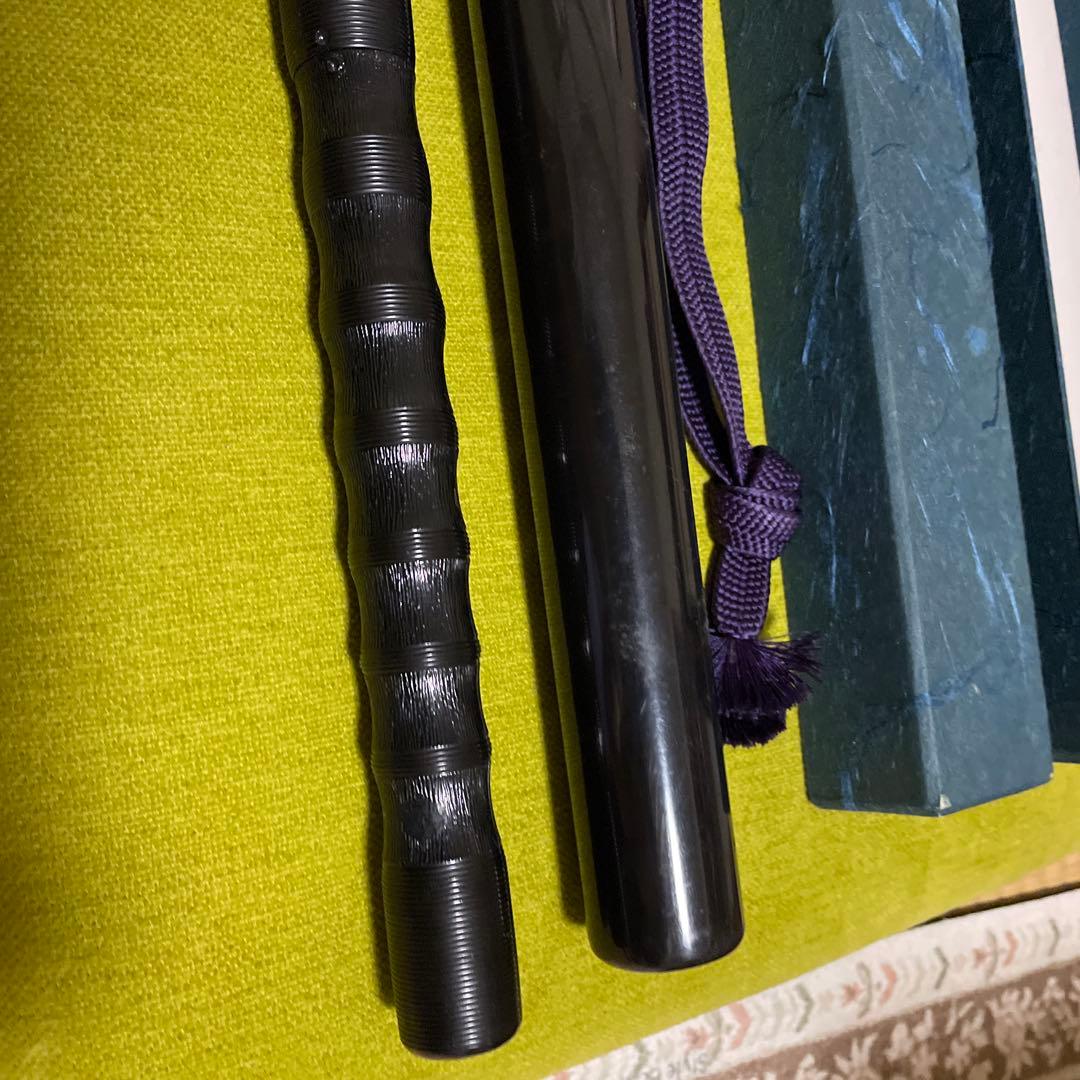 能管 黒色 樹脂製 専用プラスチックケース付き