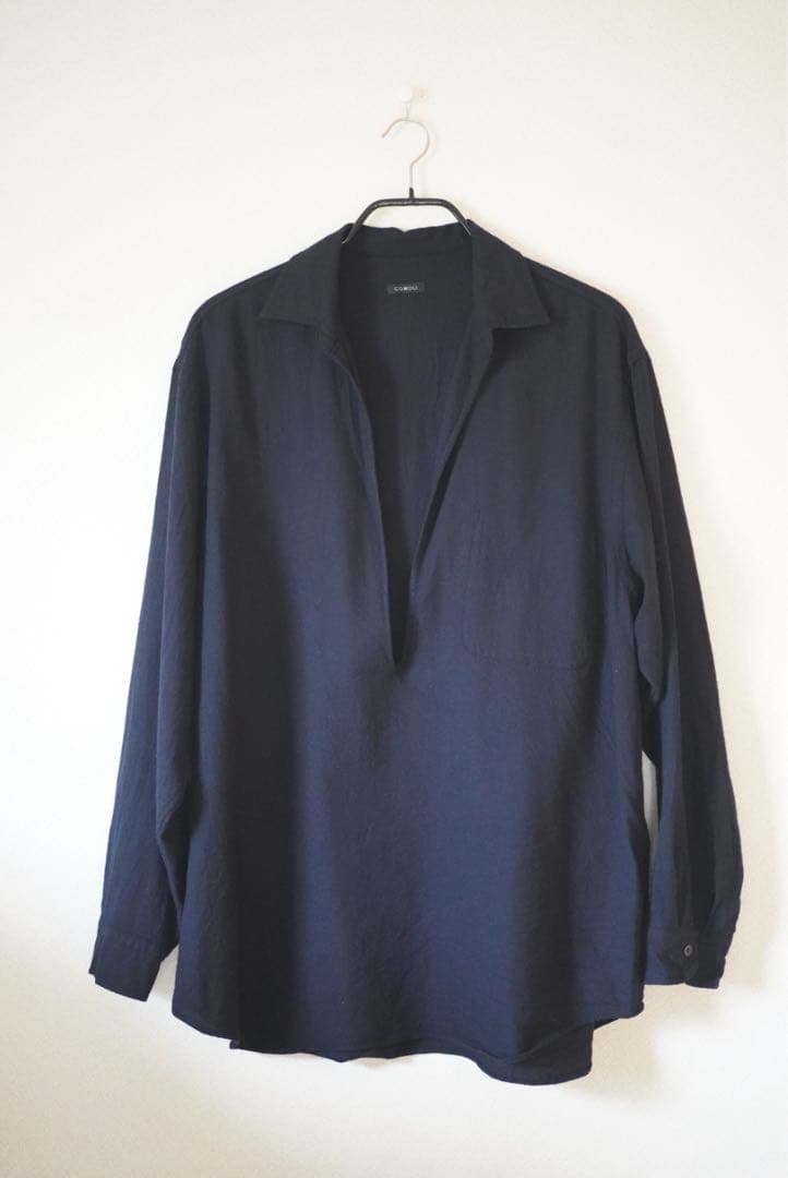 COMOLI ウールビエラ スキッパーシャツ size3 - メルカリ