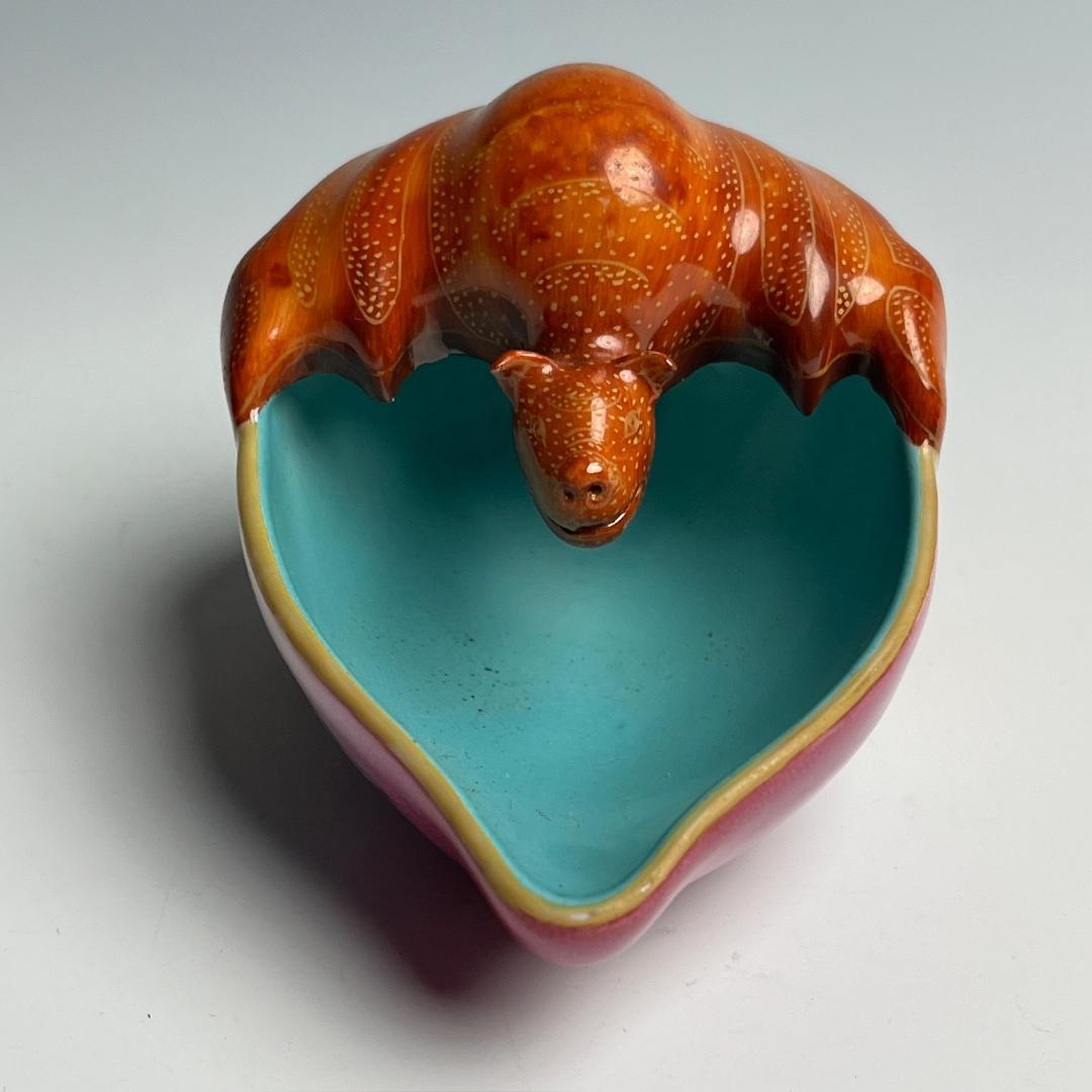 中国 古竹細工 硯屏 床飾 C R8350