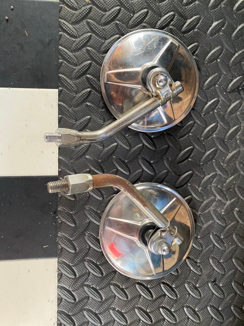 Z400FX 純正　風車ミラー　手裏剣ミラー　当時物　ショート