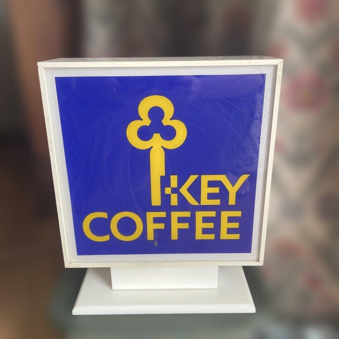 ヴィンテージ】【レトロ】KEY COFFEE 看板 - メルカリ