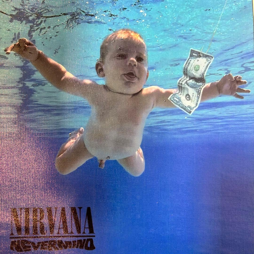 黒額付きポスター】ニルヴァーナ Nirvana ネヴァーマインド（新品