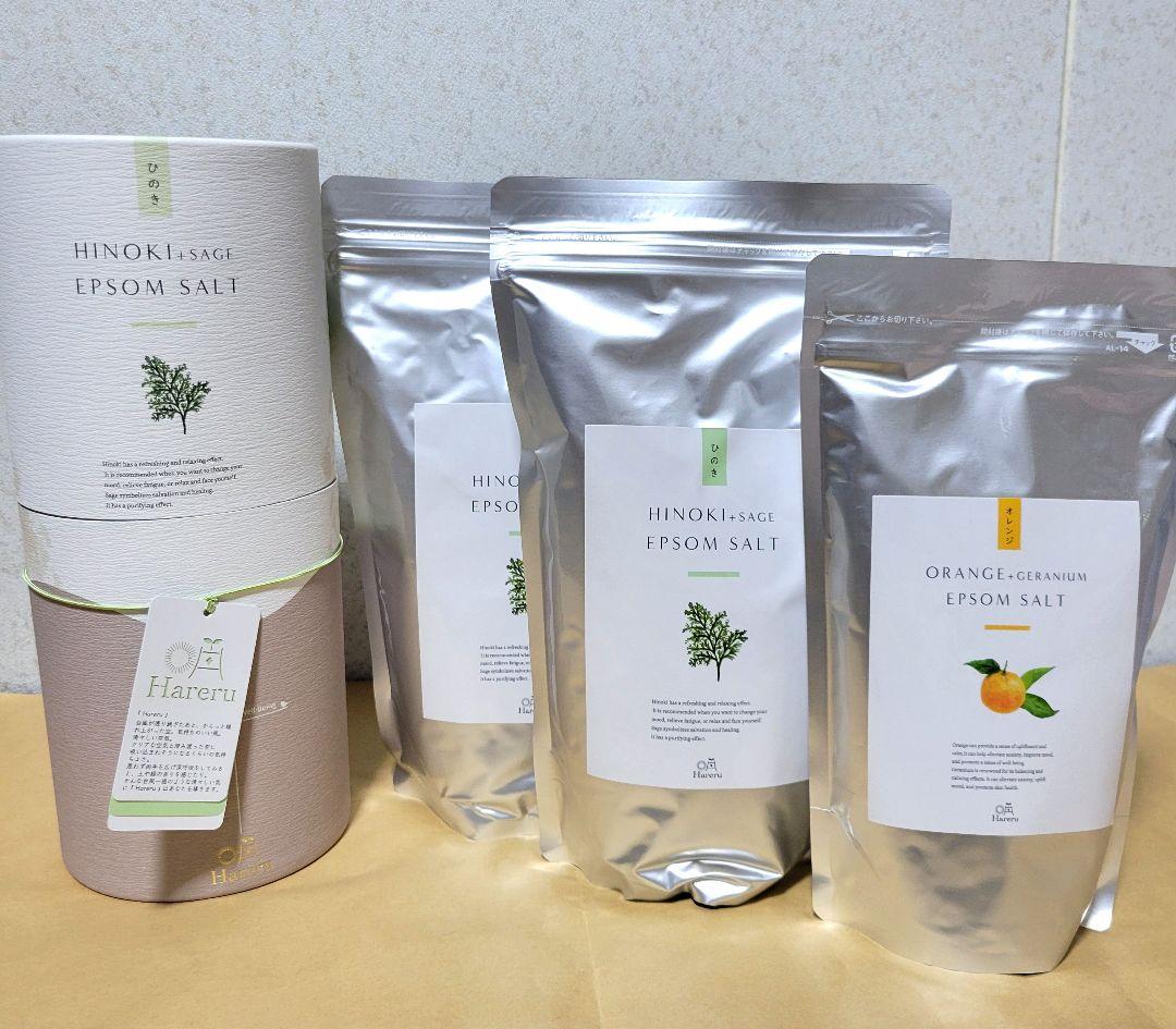 Hareru エプソムソルト入浴剤４点セッ