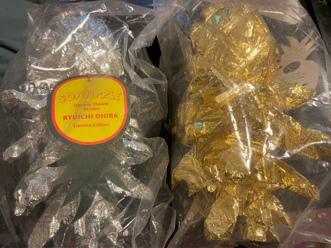 激烈レア完売 大平龍一 Ryuichioohira 限定ソフビップル 金銀セット