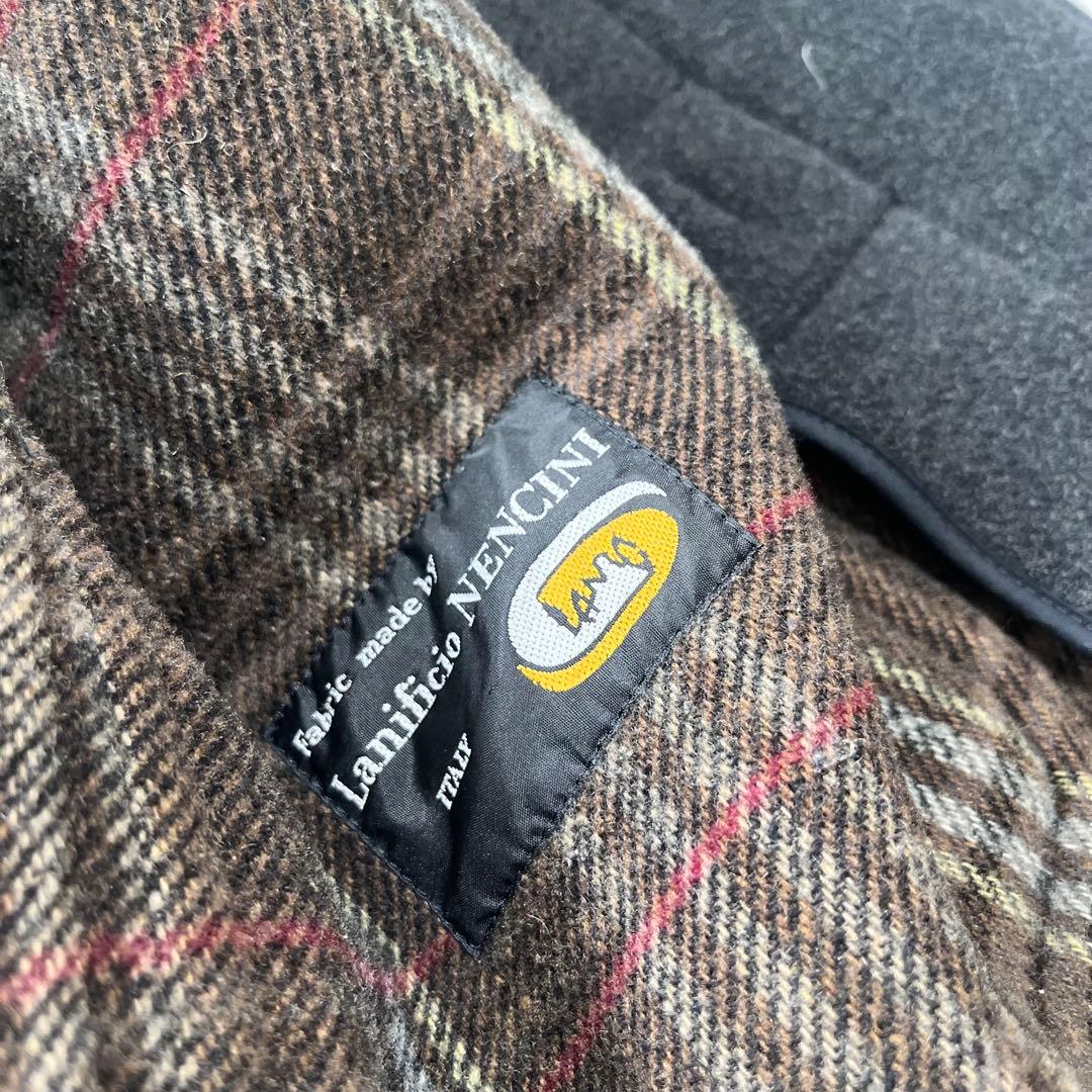 King様専用 イーストボーイ カシミヤ混 ダッフルコート チェック M